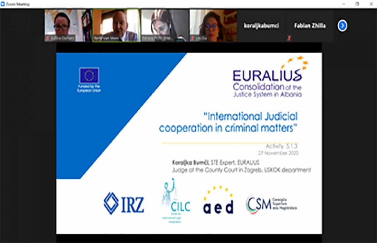 Trajnim mbi Bashkëpunimin Gjyqësor Ndërkombëtar