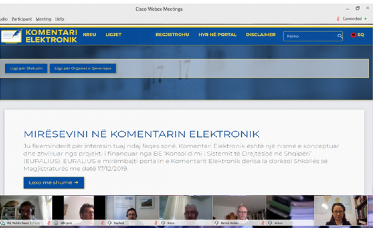Webinar për Komentarin Elektronik